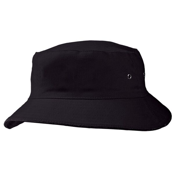 Sandwich Brim Bucket Hat with Supacolour Printing - FULL COLOUR Thumbnail