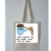 Budget Calico Tote Bag Thumbnail