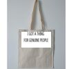 Budget Calico Tote Bag Thumbnail